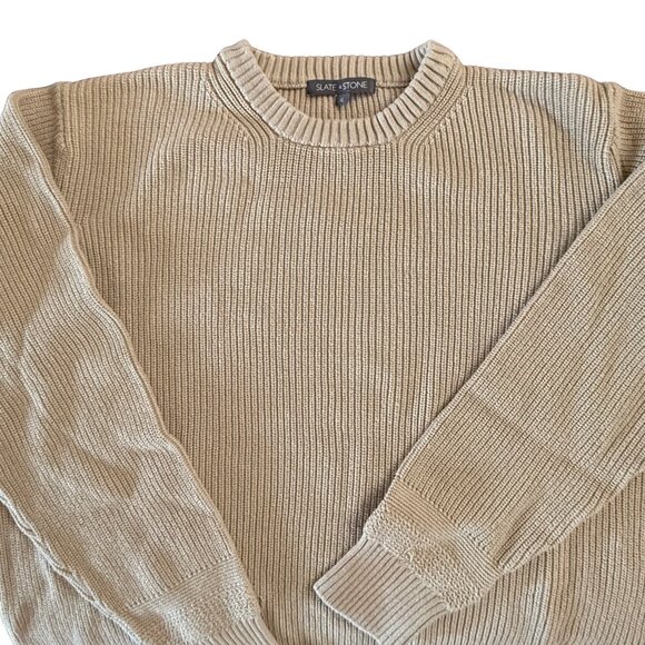 Slate and Stone Mens Beige Pullover Long‎ Sleeve Sweater - Size XL - Picture 2 of 6